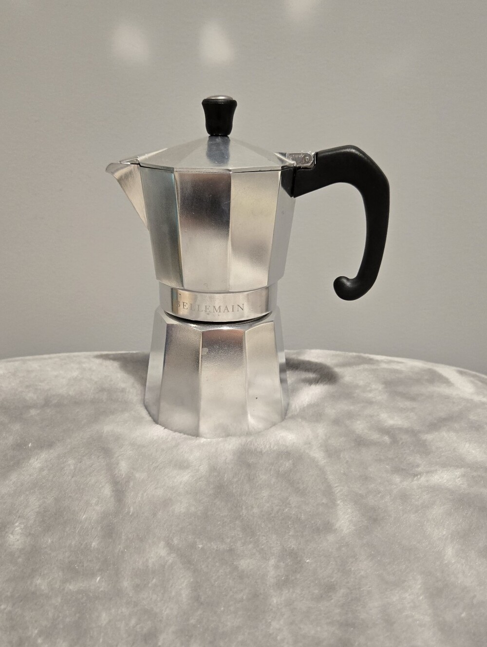 Bellemain Stovetop Espresso Maker, Italian Moka Pot, 6-Cup Silver - Picture 7 of 7